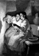 Святочное гадание в Малороссии, Иллюстрированная Россия, №2, 1890.